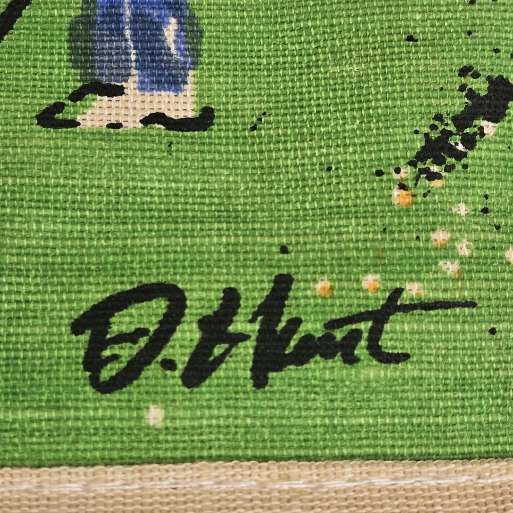 Vintage PGA Canvas Tote Bag - Artist Signed D. Hunt